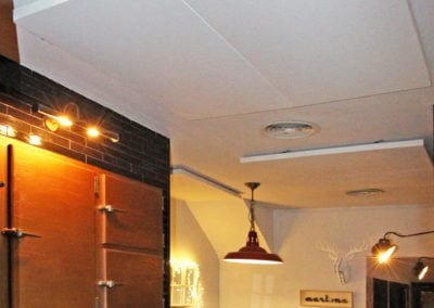 Paneles fonoabsorbentes para restaurante y absorción sala
