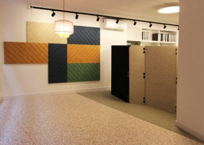 Pared acústica de diseño confort acústico paneles sostenibles