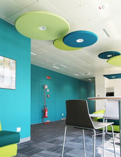 Panel fonoabsorbentes diseño para oficinas